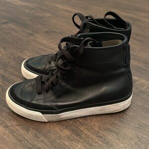 Women’s black high top sneakers rag and bone size 38